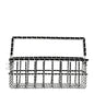 Brass Calfskin Grocery By Chanel Minaudiere Shopping Basket Silver