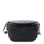 Caviar Quilted Business Affinity Waist Belt Bag Navy