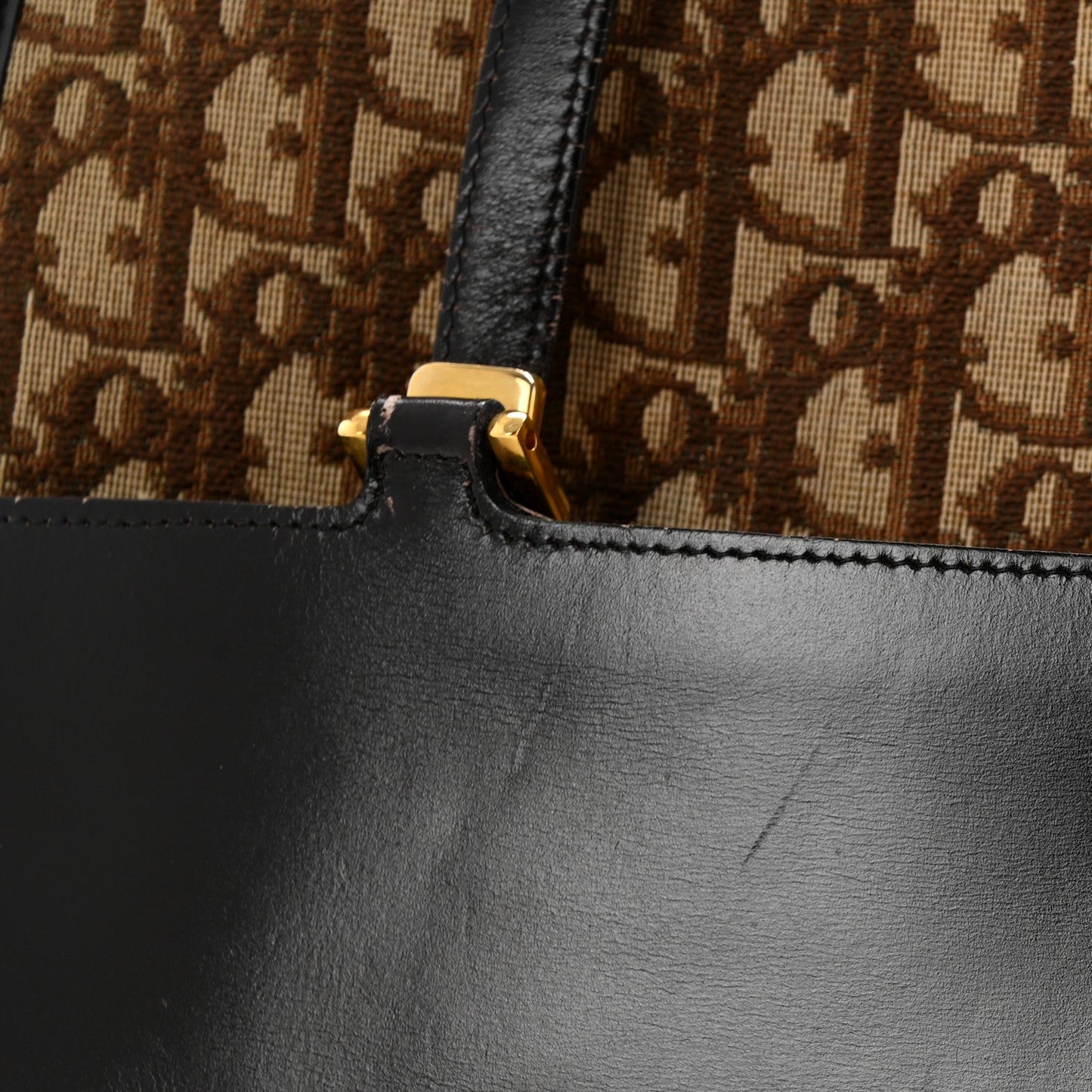 Monogram Trotter Shoulder Bag Brown