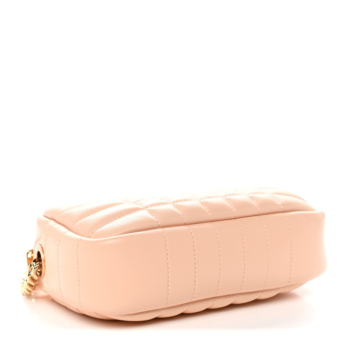 Lambskin Quilted Mini Lola Camera Bag Peach Pink
