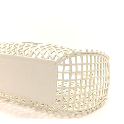 Recycled Plastic Vitello Liberty Matte Medium Fendi Basket White Ice