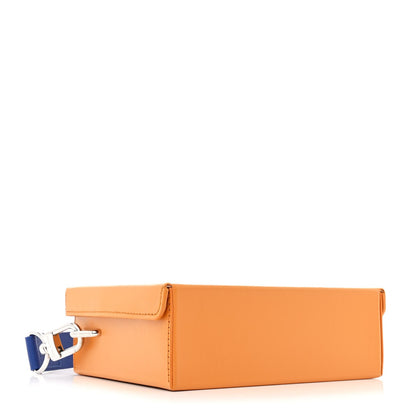 Cowhide Shopper Clutch  Safran