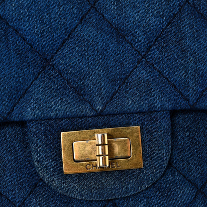 Denim Quilted 2.55 Reissue 226 Double Flap Blue
