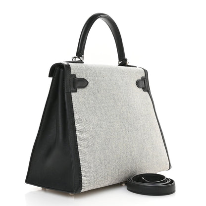 Toile Swift Kelly Sellier 28 Ecru Black