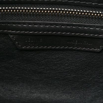 Satin Calfskin Suede Mini Tri-Color Luggage Olive