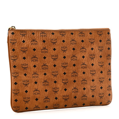 Visetos Medium Crossbody Pouch Cognac