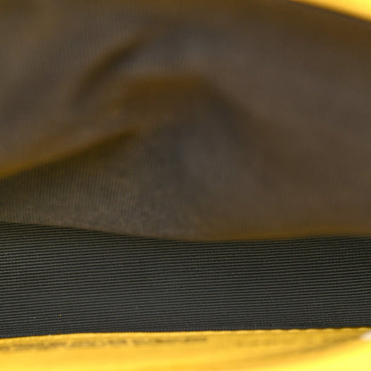 Calfskin Mini Binder Clip Bag Yellow
