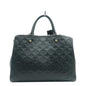 LOUIS VUITTON Montaigne GM Empreinte Leather Shoulder Bag Black