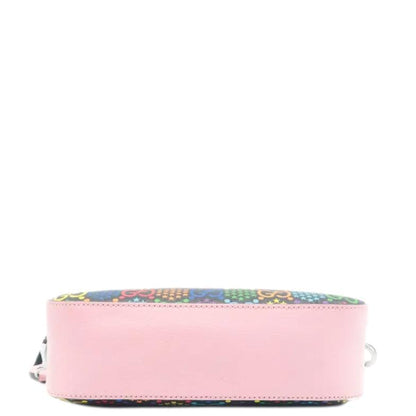 GUCCI Psychedelic GG Supreme Canvas Shoulder Bag Black 574886