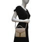 YVES SAINT LAURENT Cassandra Mini Calfskin Leather Shoulder Bag Cream