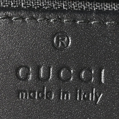 GG Supreme Monogram Web Messenger Bag Black