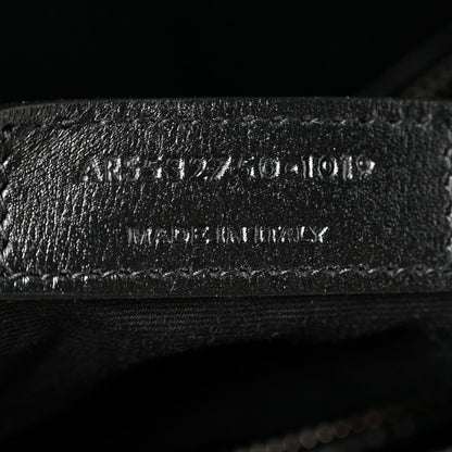 Canvas Calfskin Classic Monogram Cassandra Natural Black