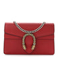 Dollar Calfskin Swarovski Crystal Small Dionysus Shoulder Bag Hibiscus Red