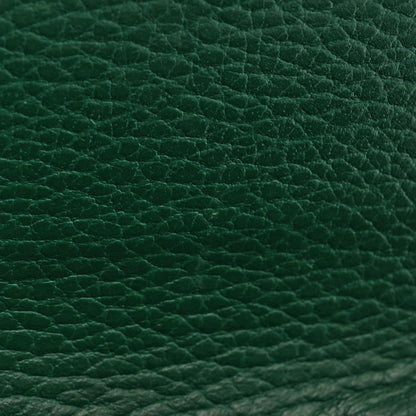 Dollar Calfskin Interlocking G Chain Wallet Emerald