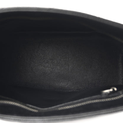 Caviar Quilted Medallion Tote Black