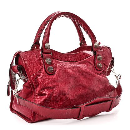 Agneau Giant 21 Silver Hardware City  Pourpre