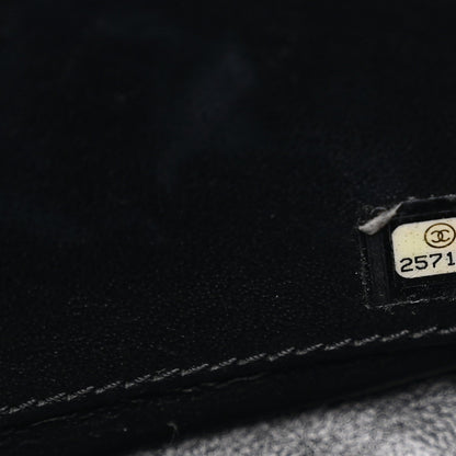 Caviar Quilted Small Business Affinity Flap Black
