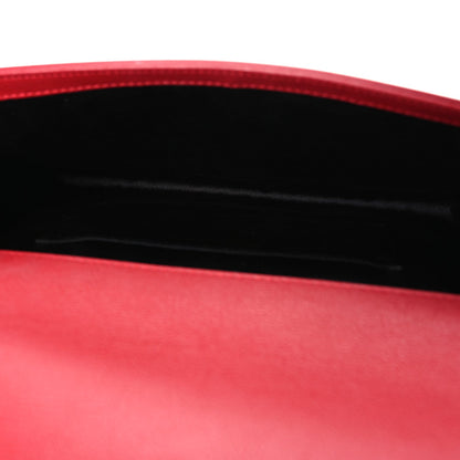 Calfskin Monogram Large Belle De Jour Clutch Red