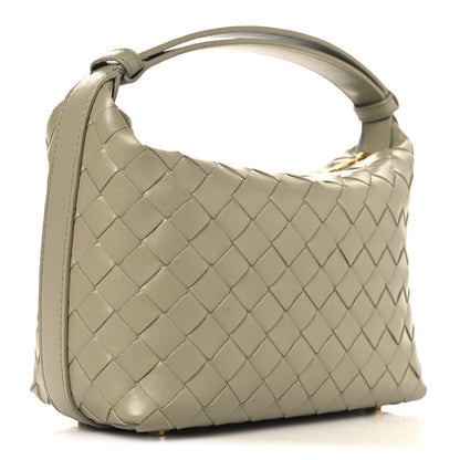 Calfskin Nappa Intrecciato Mini Wallace Travertine