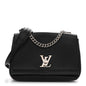 Calfskin Lockme II Chain Bag BB Black