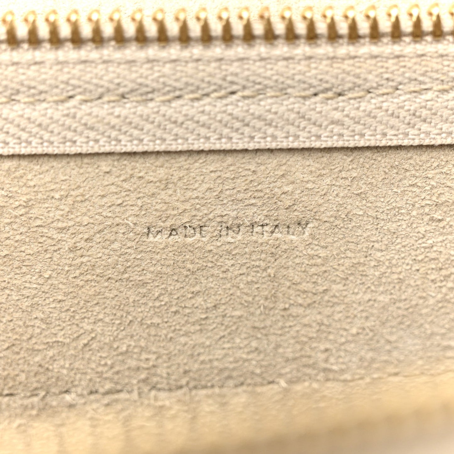 Grained Calfskin Nano Belt Bag Light Taupe