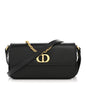 Box Calfskin 30 Montaigne Avenue Pouch Black
