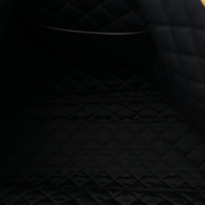 Calfskin Quilted ES Giant Travel Bag Black