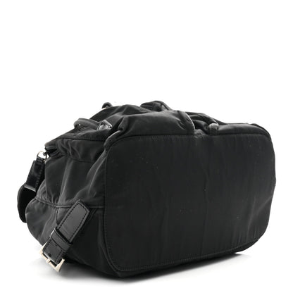 Nylon Vela Medium Backpack Black