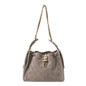 Suede Quilted Small Chanel 25 Handbag Dark Grey