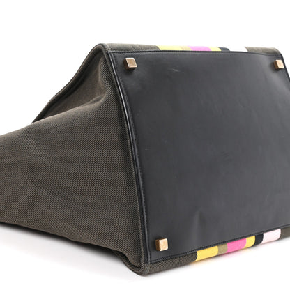 Canvas Striped Medium Phantom Luggage Multicolor