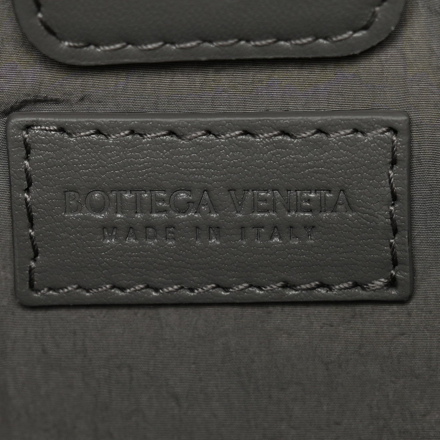 Nappa Intrecciato Dustbag Notte Shoulder Bag Basalt
