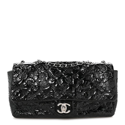 Patent Large Lucky Symbols Flap Black