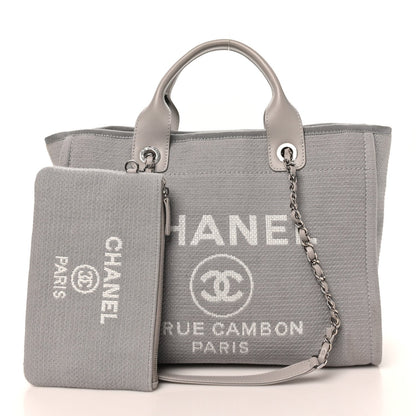 Mixed Fibers Small Deauville Tote Light Grey