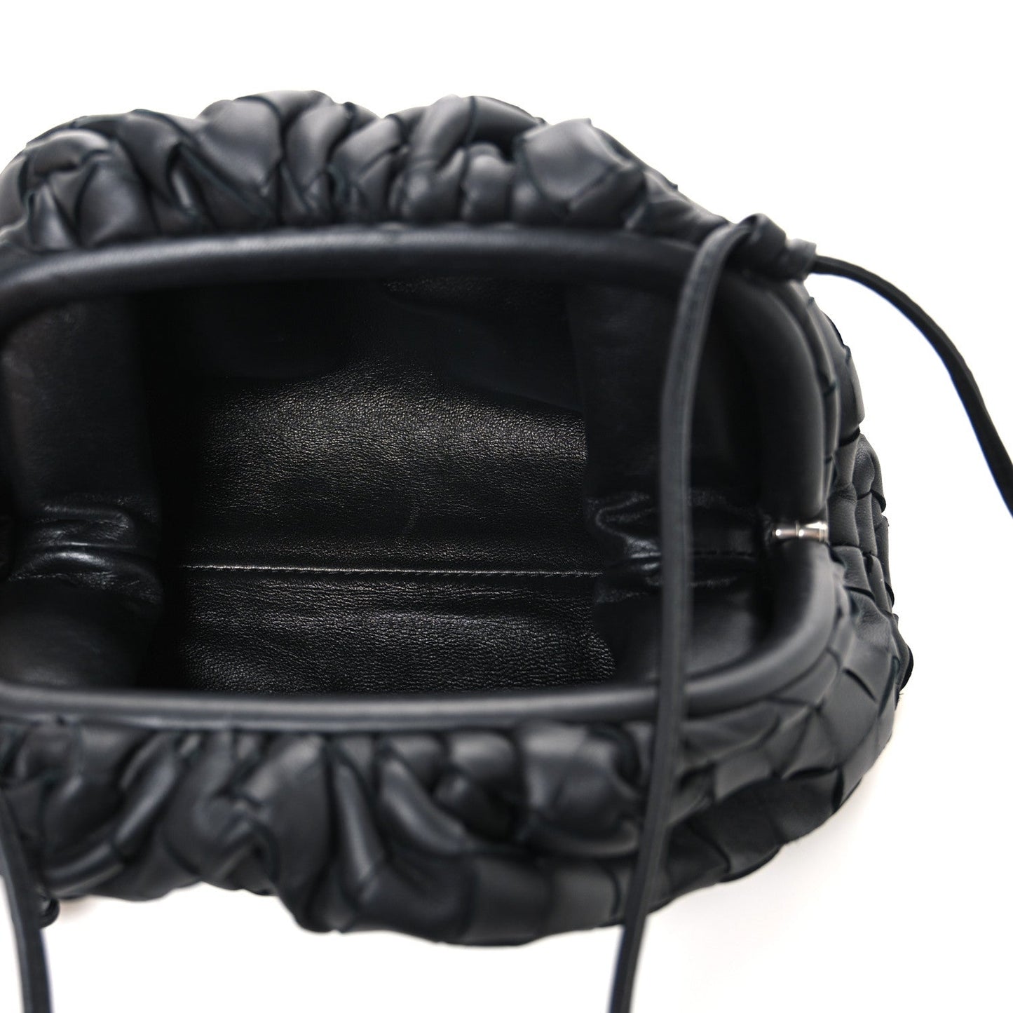 Nappa Intrecciato The Mini Pouch Black