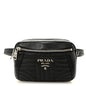 Soft Calfskin Impunture Diagramme Belt Bag Black