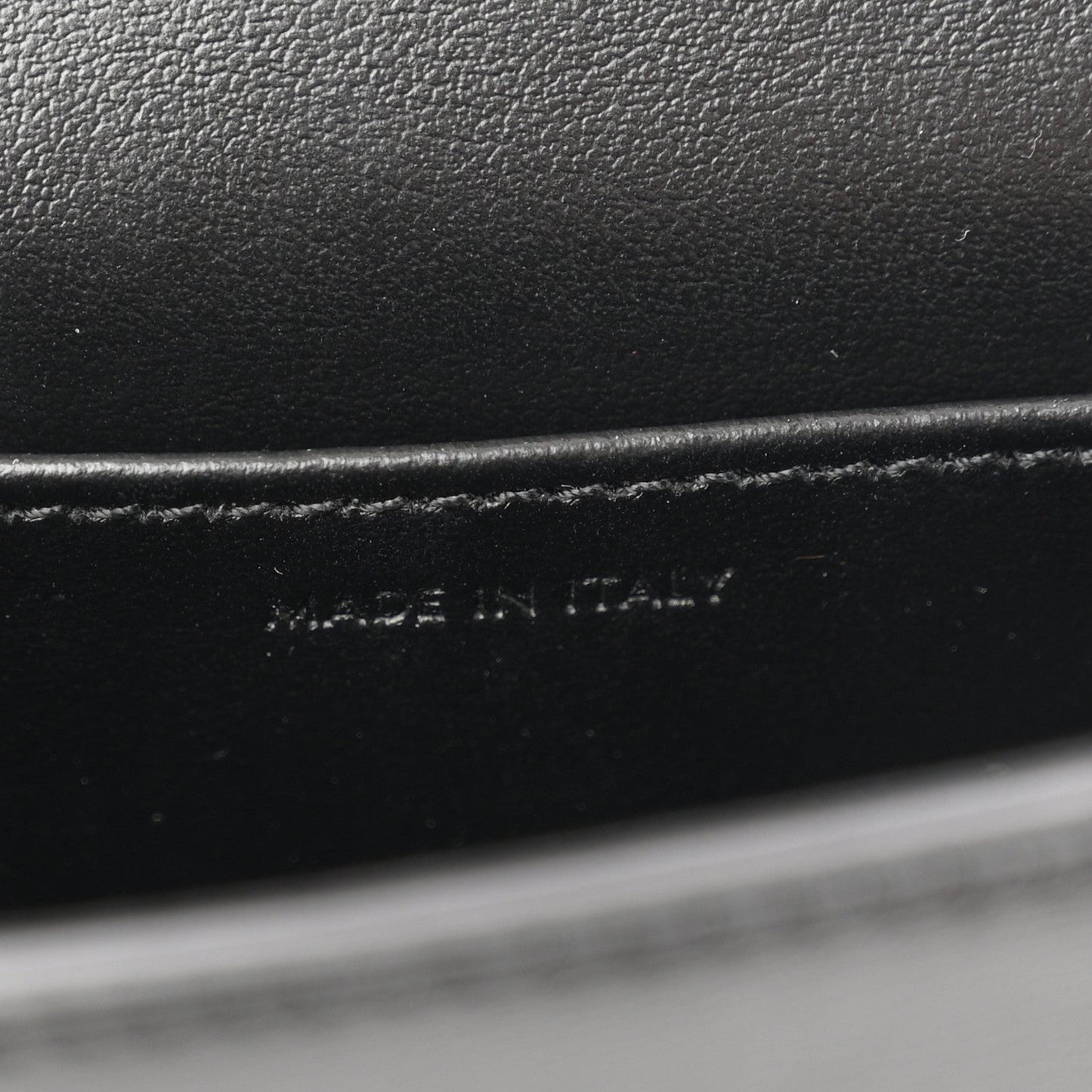 Shiny Calfskin Mini Claude Black