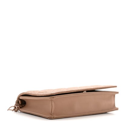 Ultra Matte Calfskin Cannage Lady Dior Clutch Fard