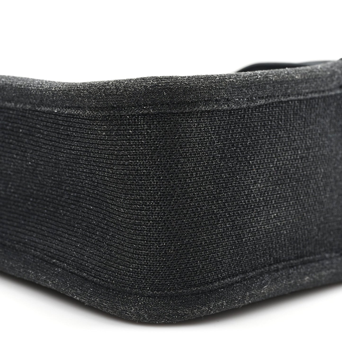 Ribbed Knit Small Ryan Bag Black