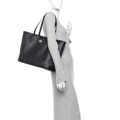 Visetos Medium New Liz Shopper Tote Black