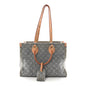 Monogram Denim Onthego MM Washed Grey