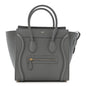 Baby Drummed Calfskin Micro Luggage Kohl