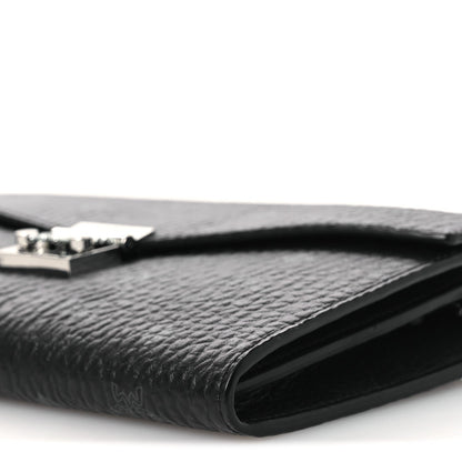 Visetos Medium Patricia Wallet On Chain Black