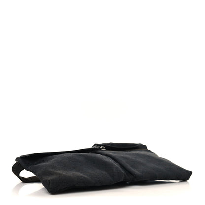 GG Monogram Double Pocket Belt Bag Black