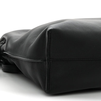 Nappa Medium Flamenco Knot Bag Black
