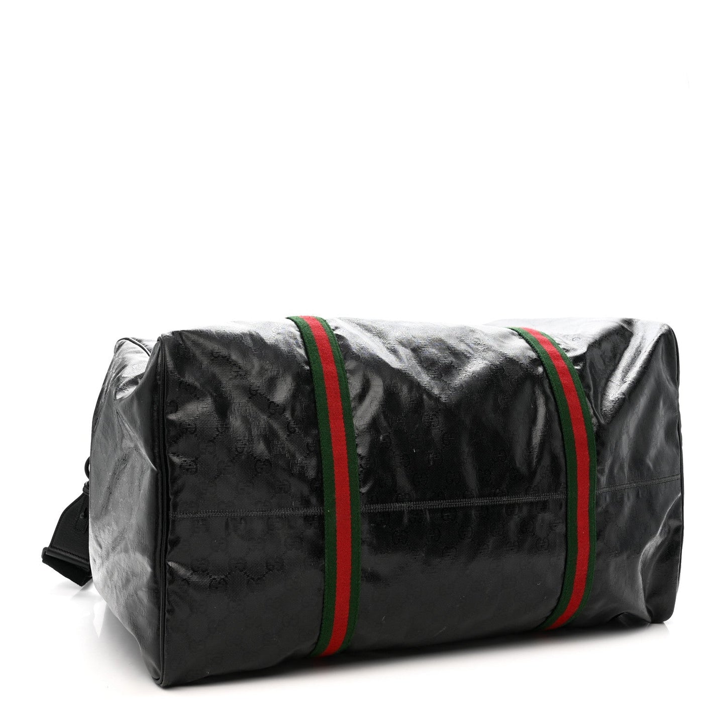 Crystal Monogram Web Large Duffle Bag Black