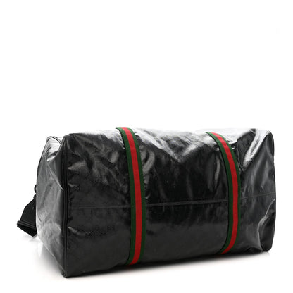 Crystal Monogram Web Large Duffle Bag Black