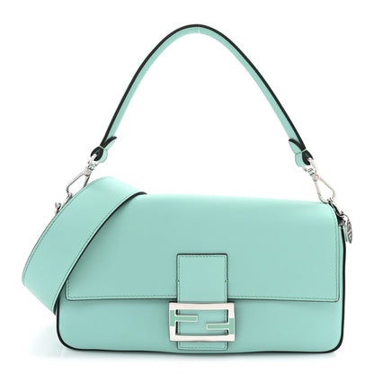 X TIFFANY Nappa Silver Baguette Blue Tiffany Silver
