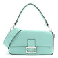X TIFFANY Nappa Silver Baguette Blue Tiffany Silver