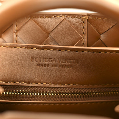 Suede Intrecciato Small Andiamo Shoulder Bag Amber