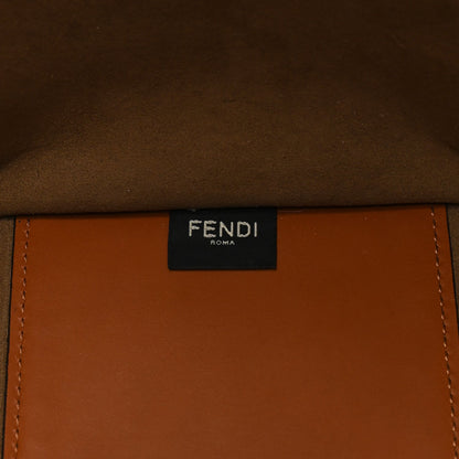 Vitello King Plexiglass Medium Fendi Sunshine Shopper Tote Cuoio